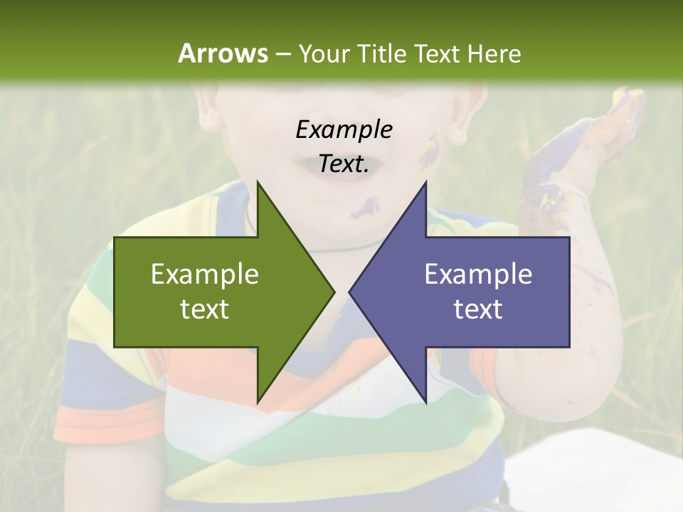 Painter Montessori Smiley Face PowerPoint Template