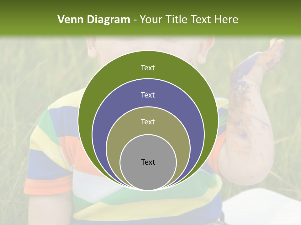 Painter Montessori Smiley Face PowerPoint Template