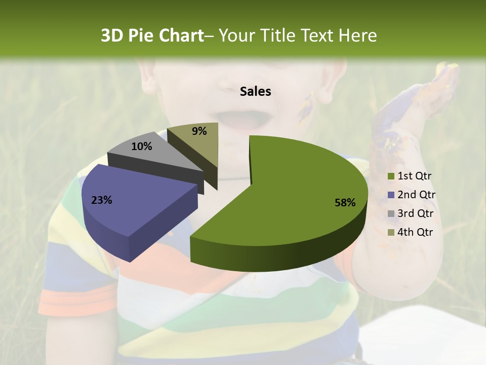 Painter Montessori Smiley Face PowerPoint Template