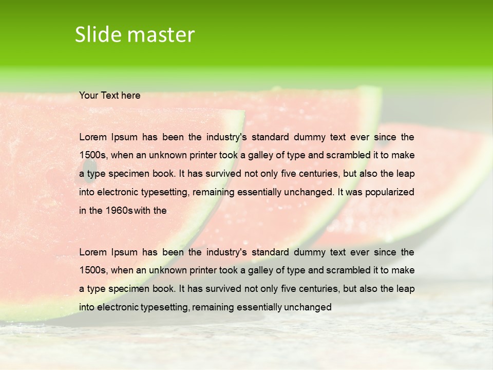 Granite Green Outdoor PowerPoint Template