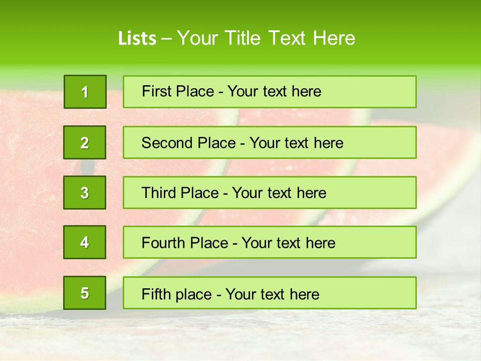 Granite Green Outdoor PowerPoint Template
