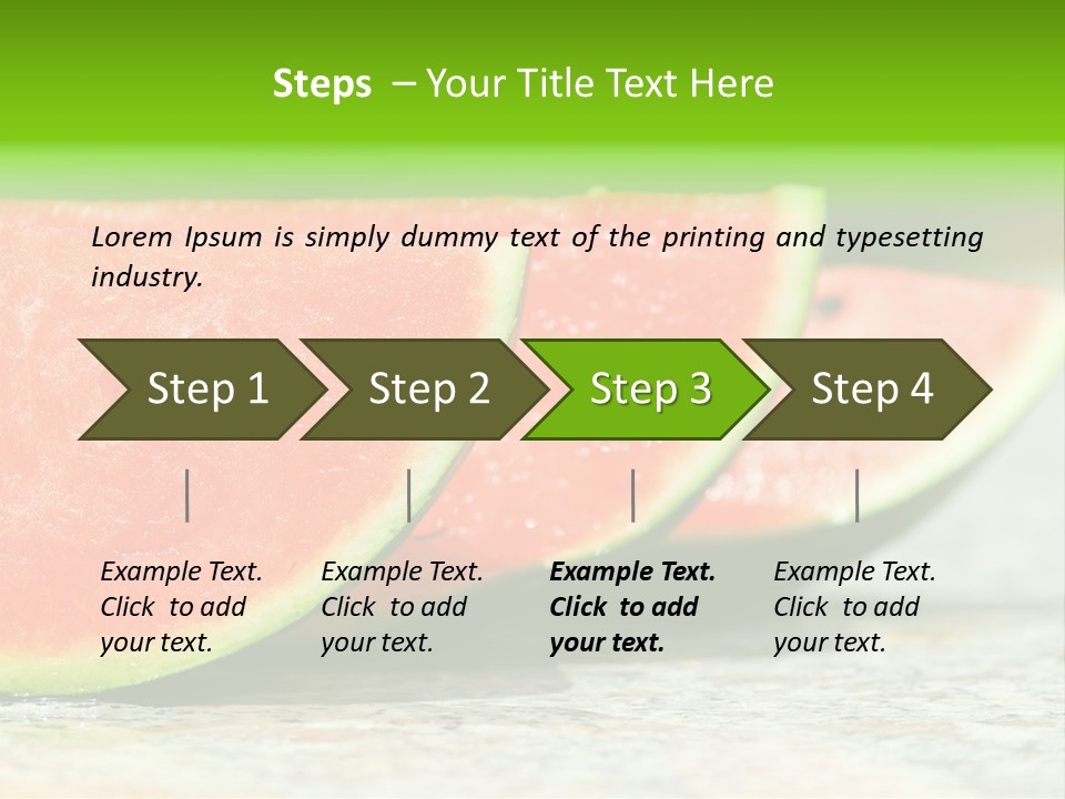 Granite Green Outdoor PowerPoint Template