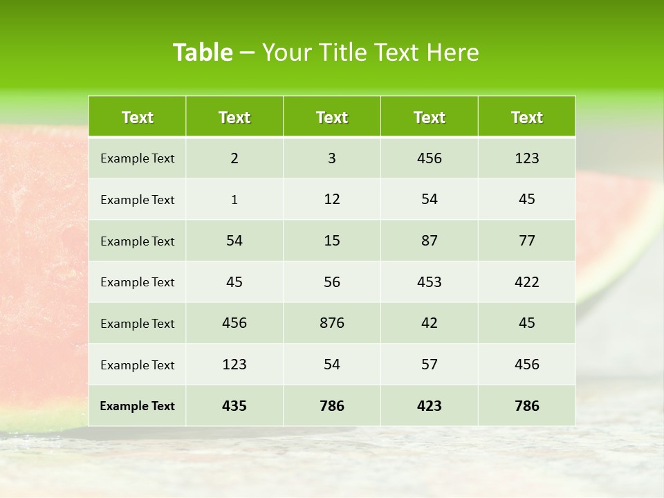 Granite Green Outdoor PowerPoint Template