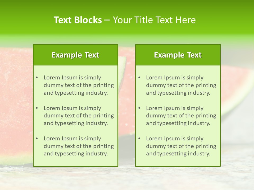 Granite Green Outdoor PowerPoint Template