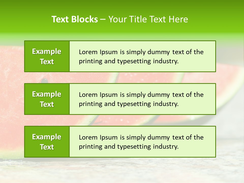 Granite Green Outdoor PowerPoint Template