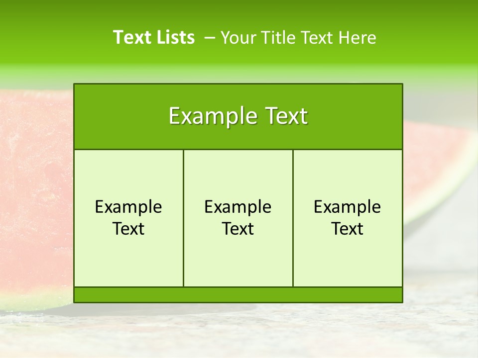 Granite Green Outdoor PowerPoint Template