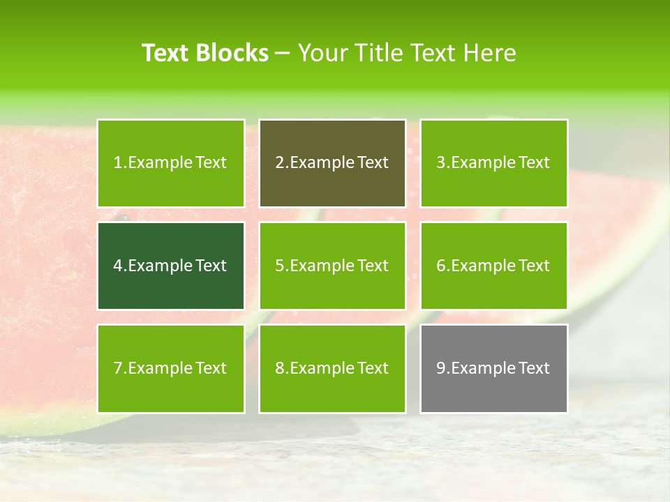 Granite Green Outdoor PowerPoint Template