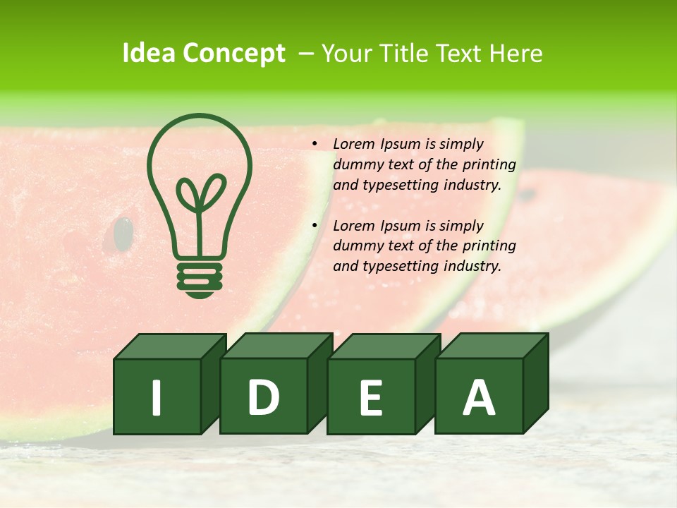 Granite Green Outdoor PowerPoint Template