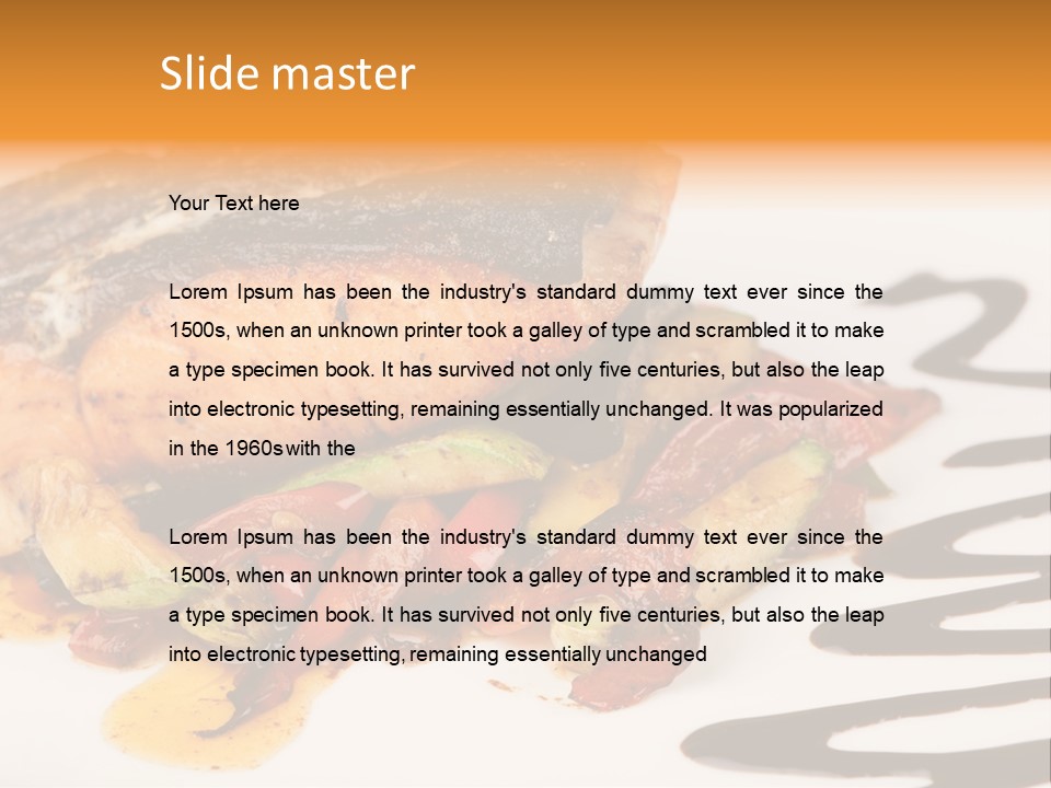 Sea Tomato Fine PowerPoint Template