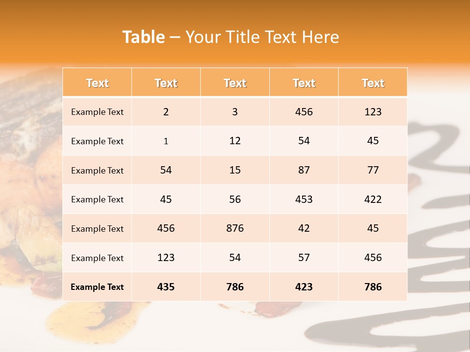 Sea Tomato Fine PowerPoint Template