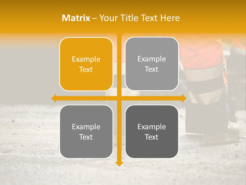 Urban Engineering Road Work PowerPoint Template