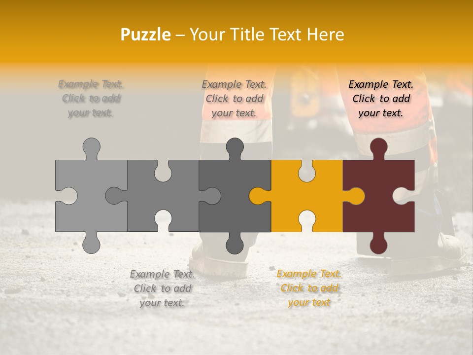 Urban Engineering Road Work PowerPoint Template