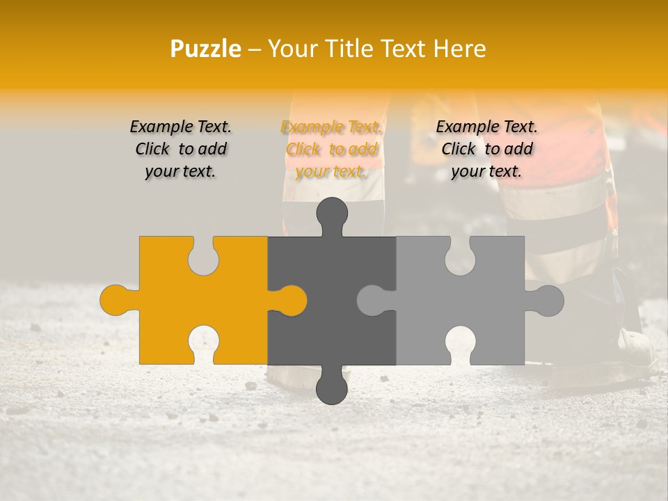 Urban Engineering Road Work PowerPoint Template