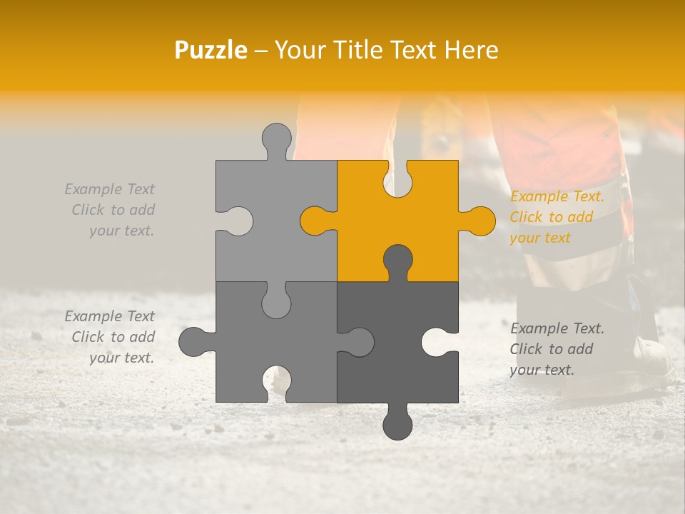 Urban Engineering Road Work PowerPoint Template