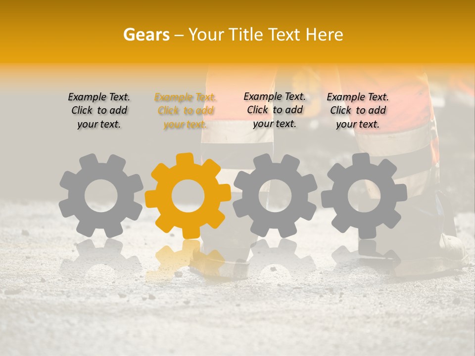 Urban Engineering Road Work PowerPoint Template