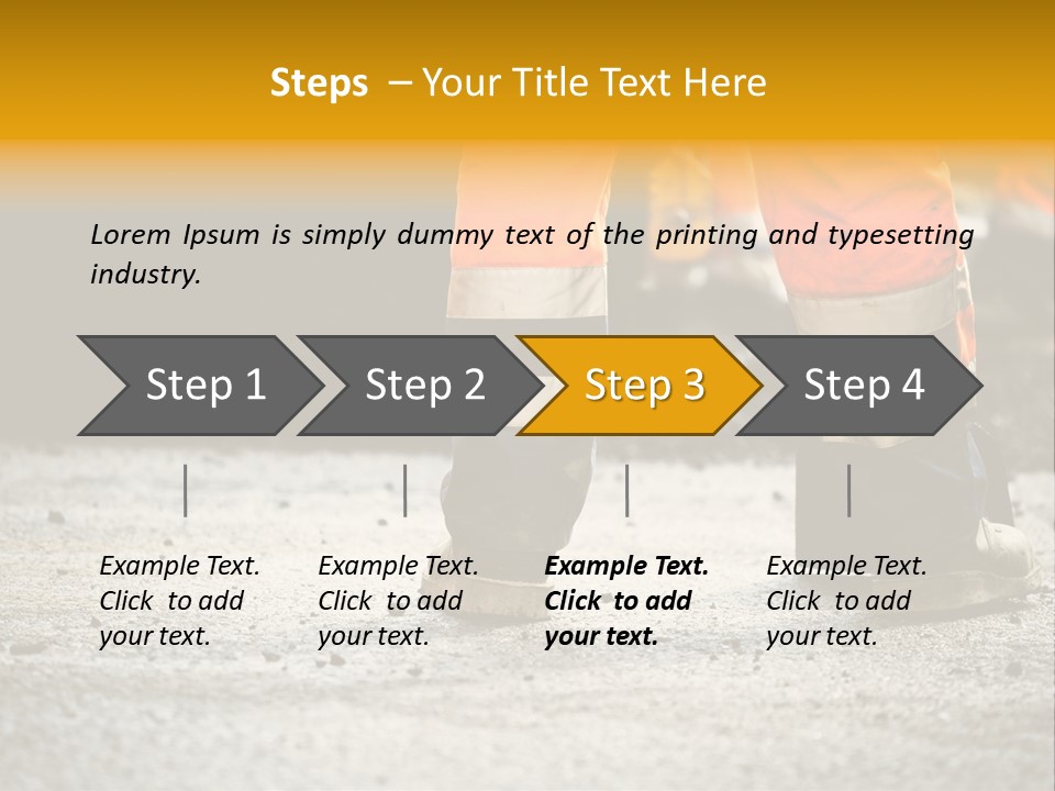 Urban Engineering Road Work PowerPoint Template
