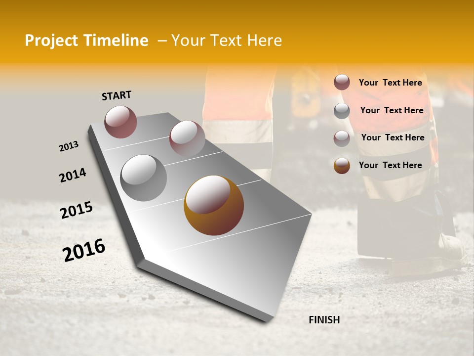 Urban Engineering Road Work PowerPoint Template
