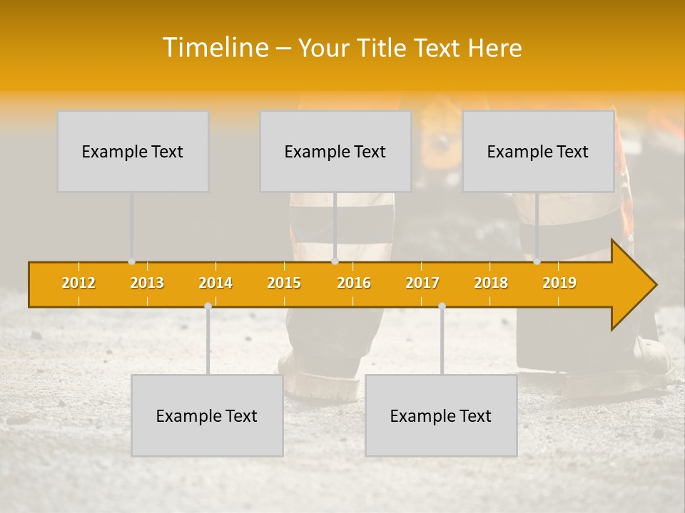 Urban Engineering Road Work PowerPoint Template