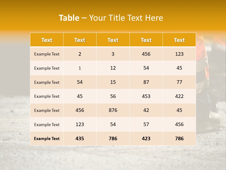 Urban Engineering Road Work PowerPoint Template