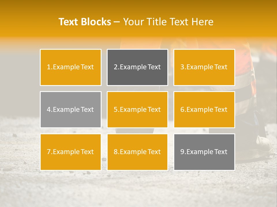 Urban Engineering Road Work PowerPoint Template