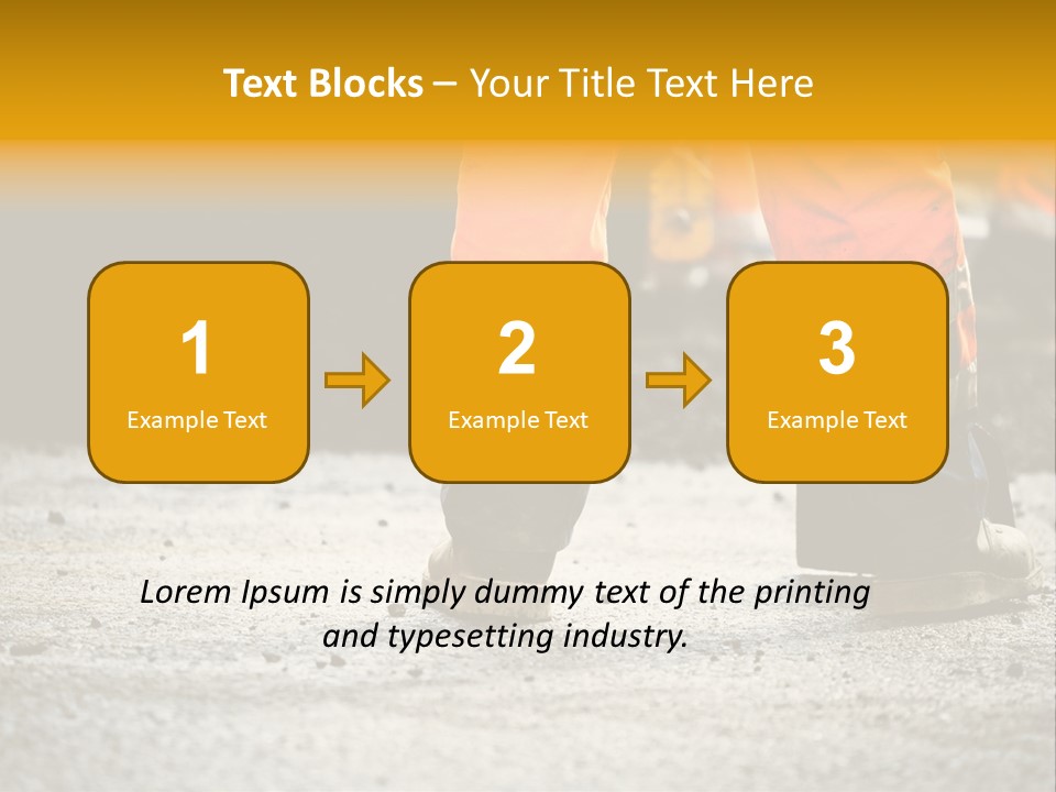 Urban Engineering Road Work PowerPoint Template
