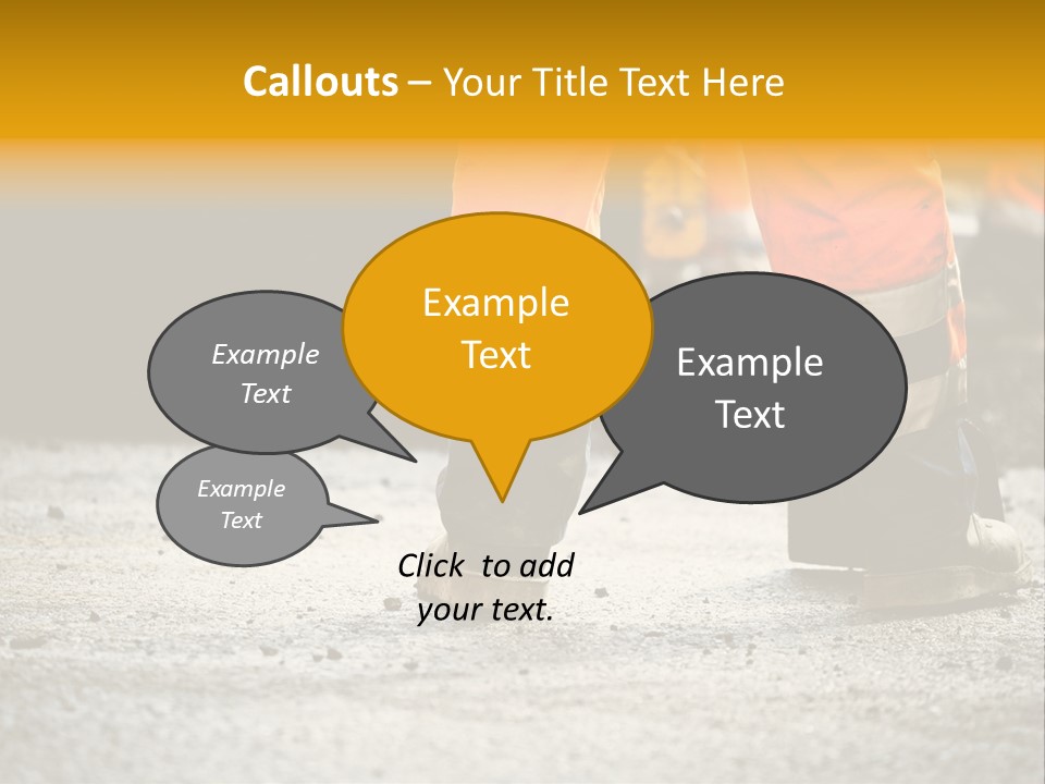 Urban Engineering Road Work PowerPoint Template