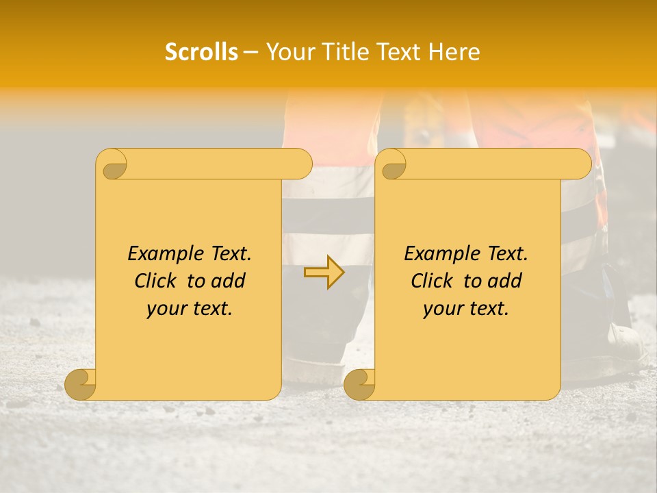 Urban Engineering Road Work PowerPoint Template