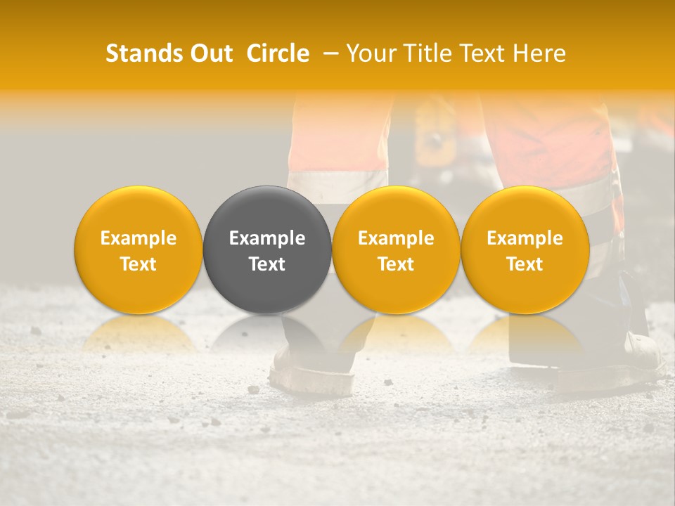 Urban Engineering Road Work PowerPoint Template