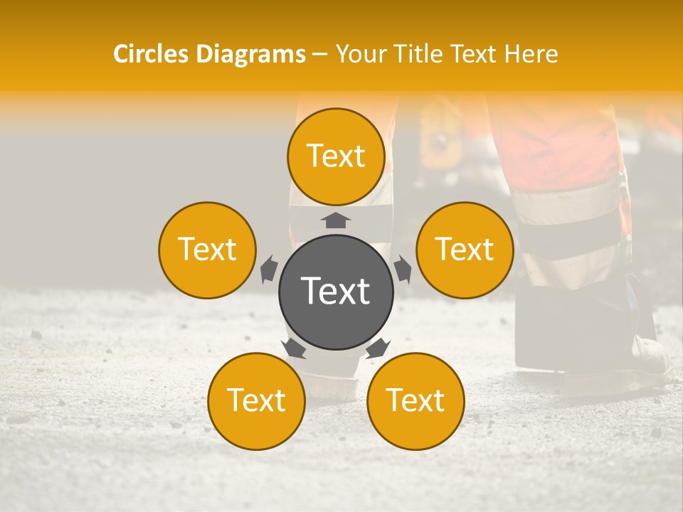 Urban Engineering Road Work PowerPoint Template