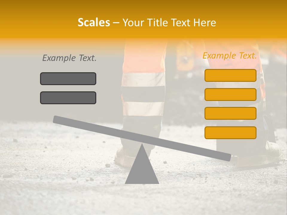 Urban Engineering Road Work PowerPoint Template