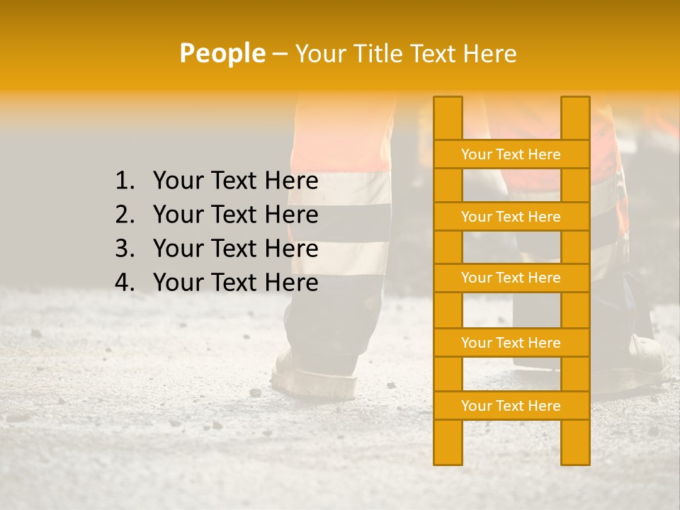 Urban Engineering Road Work PowerPoint Template