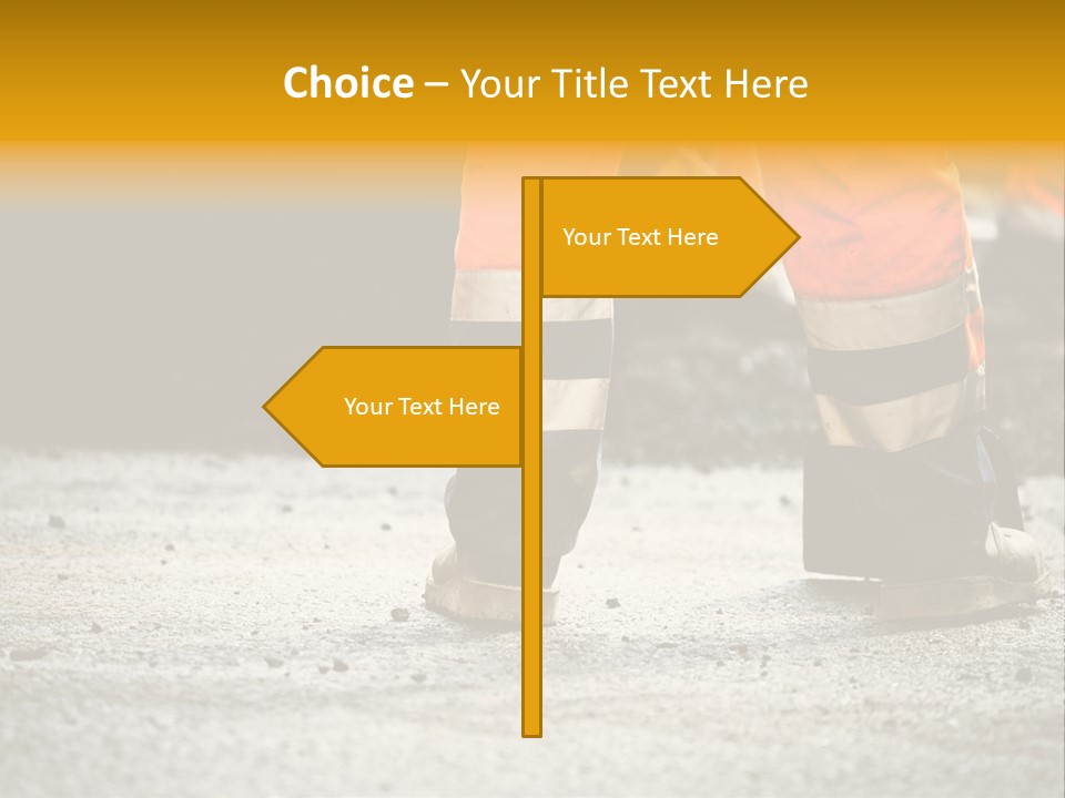 Urban Engineering Road Work PowerPoint Template