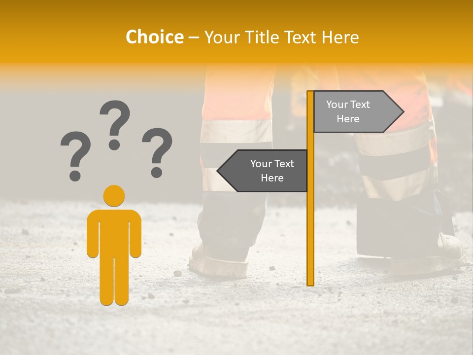 Urban Engineering Road Work PowerPoint Template