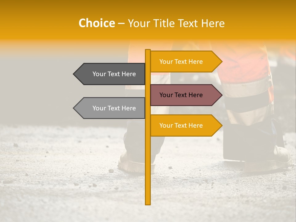 Urban Engineering Road Work PowerPoint Template