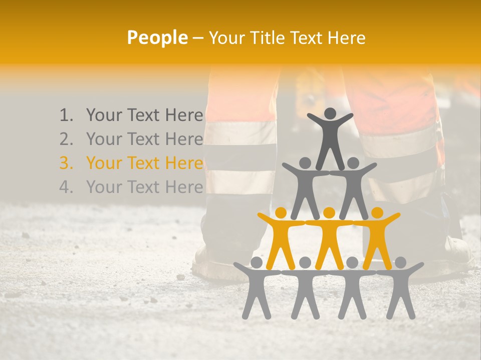 Urban Engineering Road Work PowerPoint Template