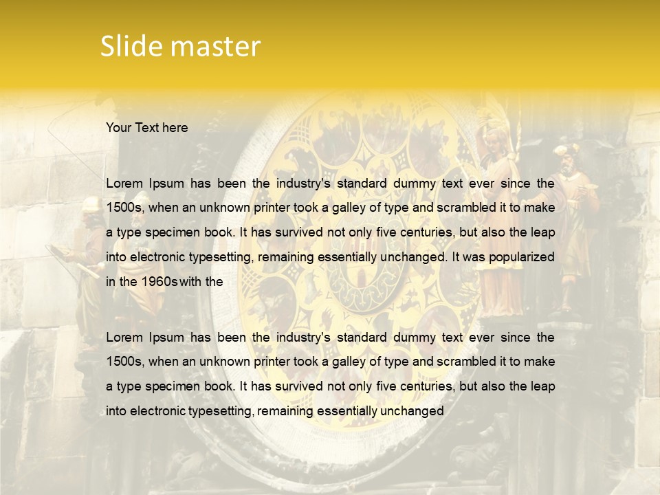 Large Style House PowerPoint Template