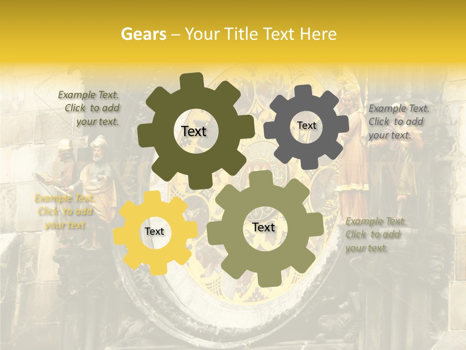 Large Style House PowerPoint Template