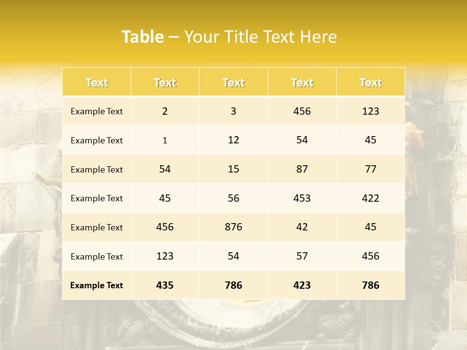 Large Style House PowerPoint Template