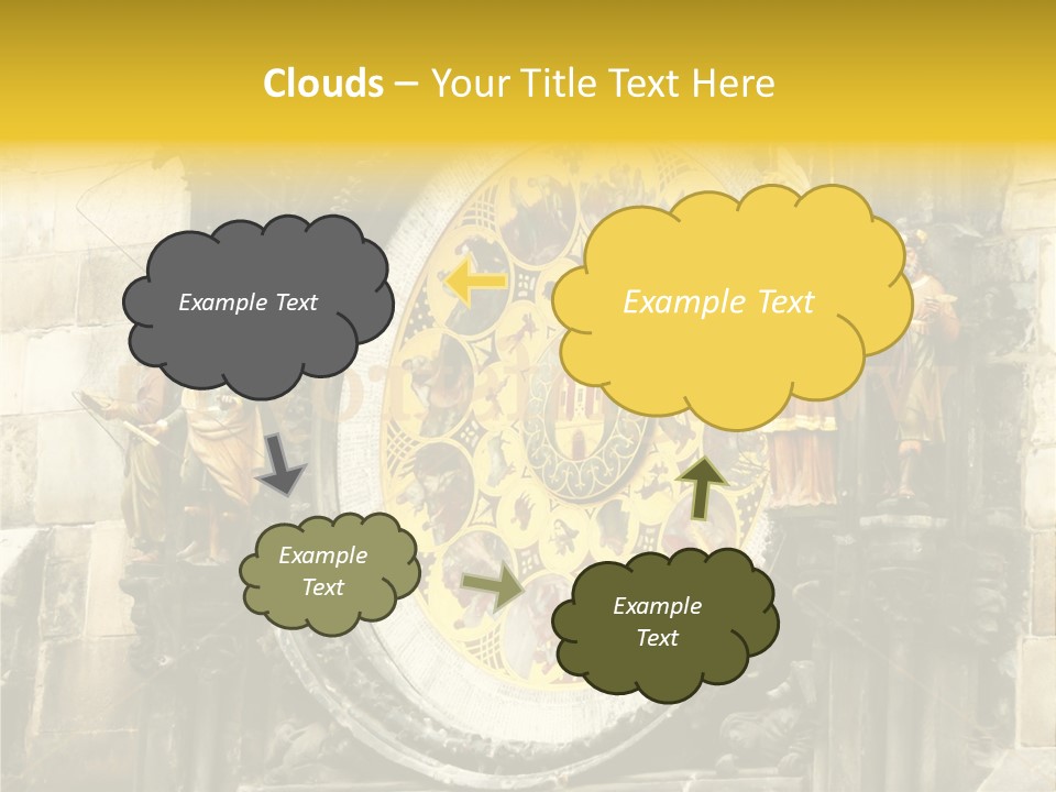 Large Style House PowerPoint Template