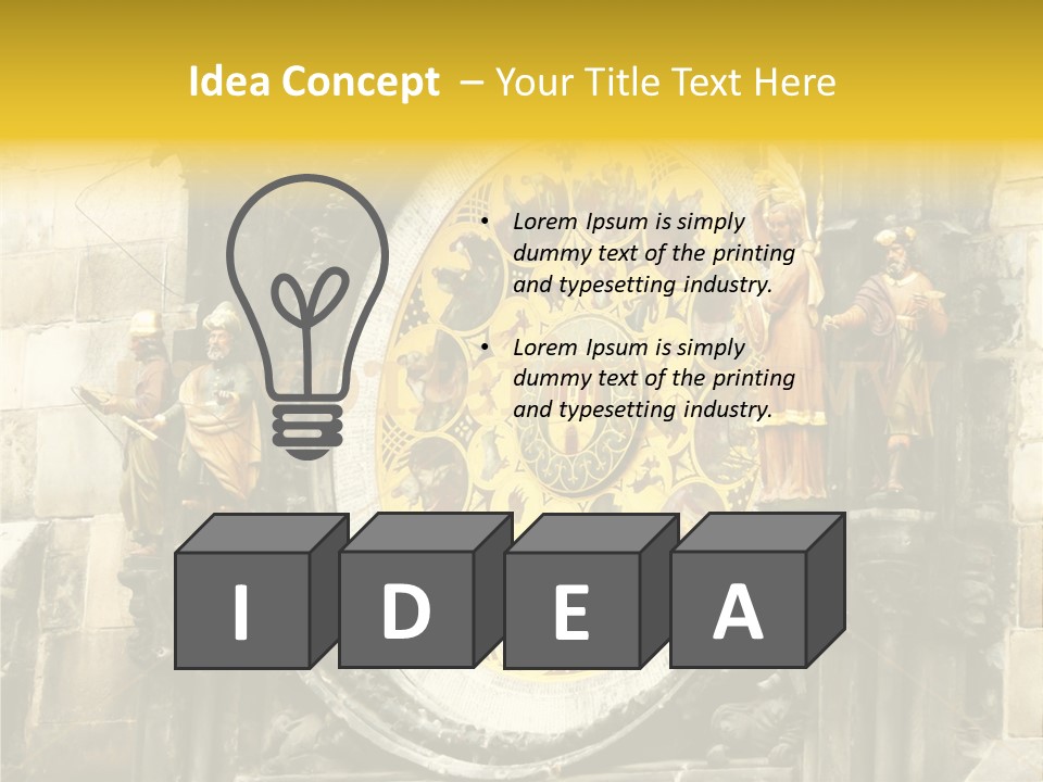 Large Style House PowerPoint Template