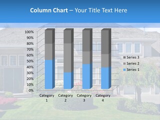 Large Style House PowerPoint Template