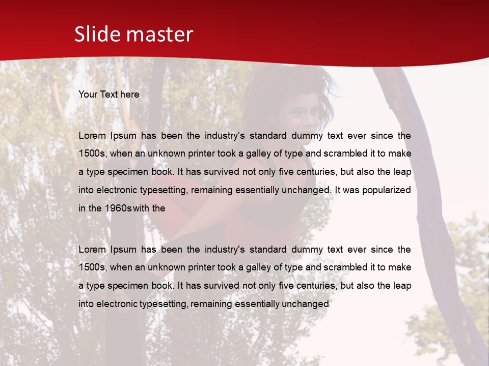 Height Europe Aerial PowerPoint Template