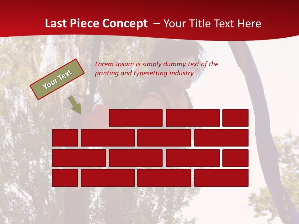 Height Europe Aerial PowerPoint Template