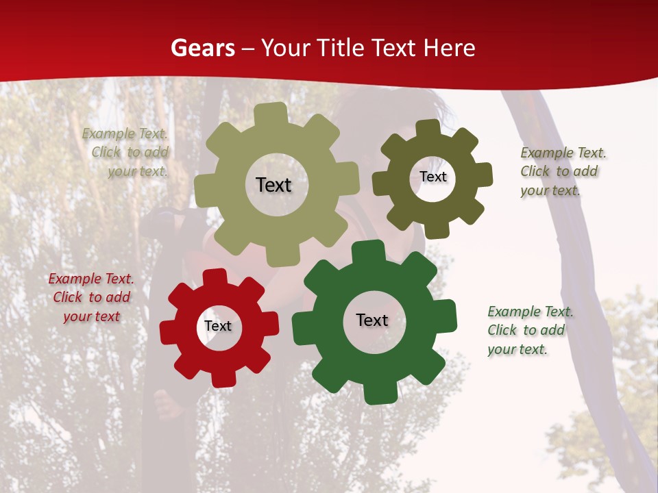 Height Europe Aerial PowerPoint Template