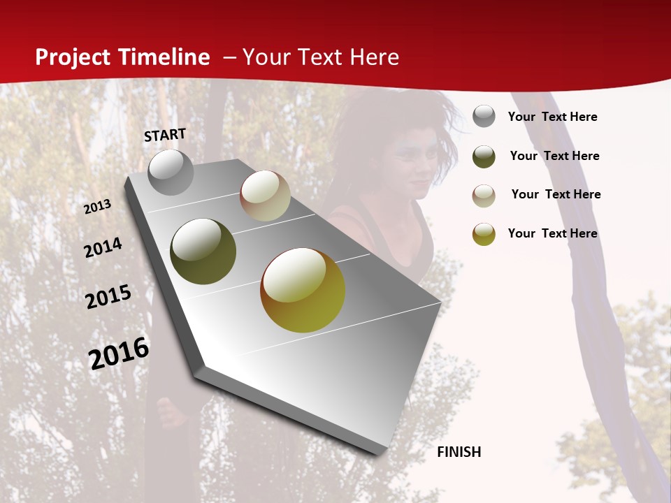 Height Europe Aerial PowerPoint Template