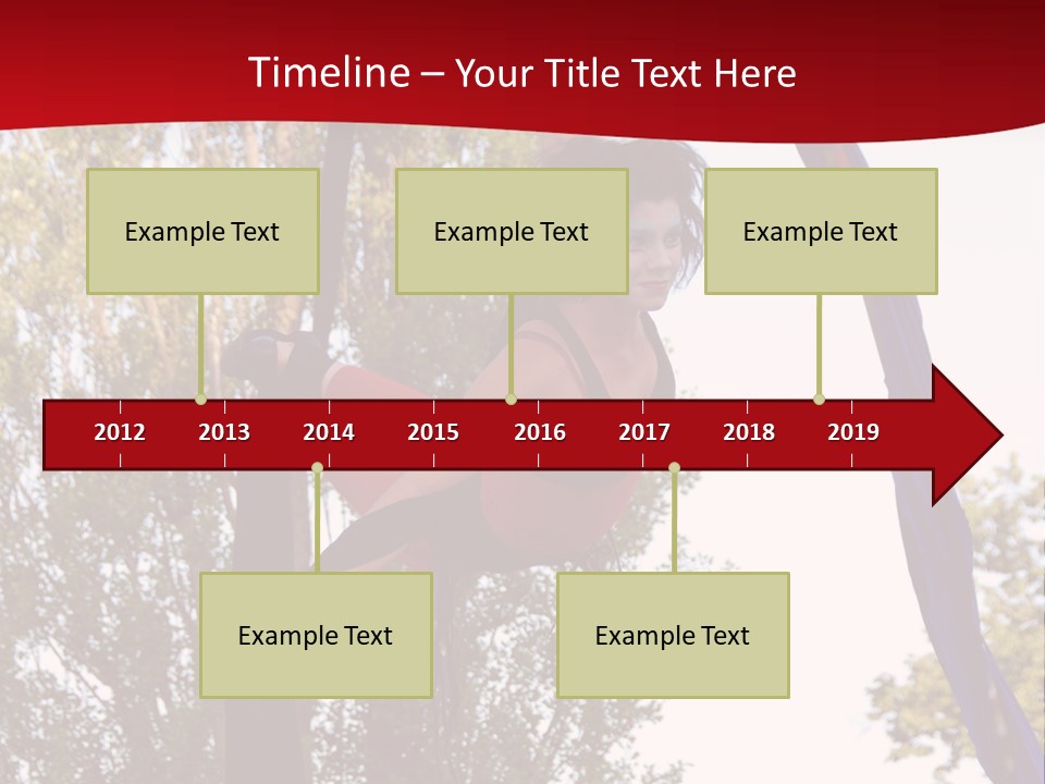 Height Europe Aerial PowerPoint Template