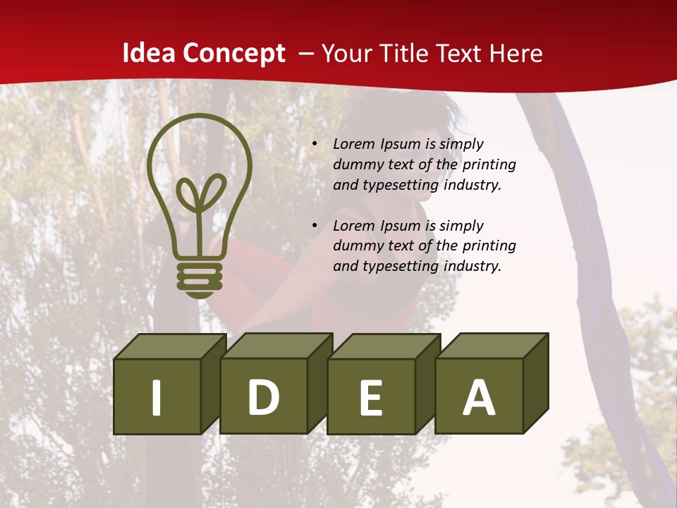 Height Europe Aerial PowerPoint Template