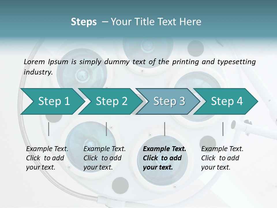 Lights Face Hemostat PowerPoint Template