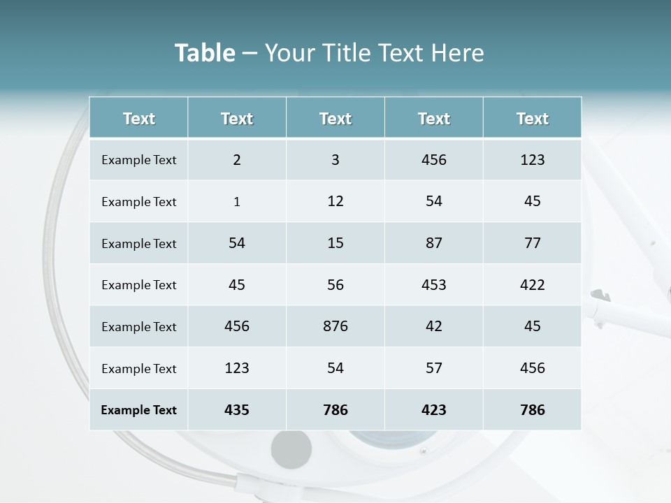 Lights Face Hemostat PowerPoint Template
