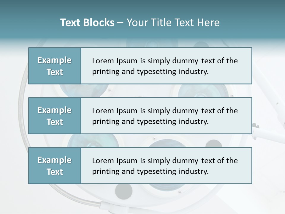 Lights Face Hemostat PowerPoint Template